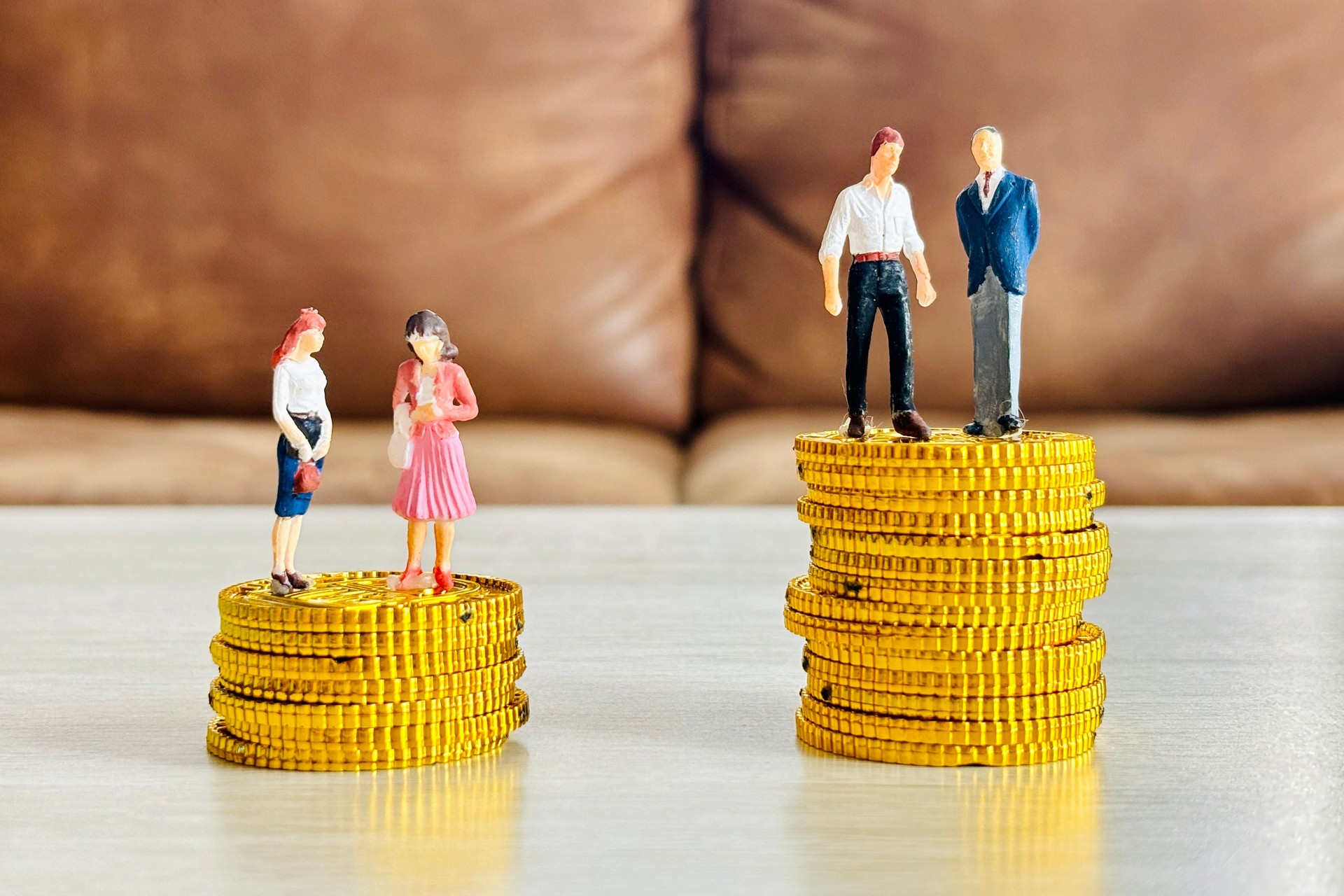 Wage gap between